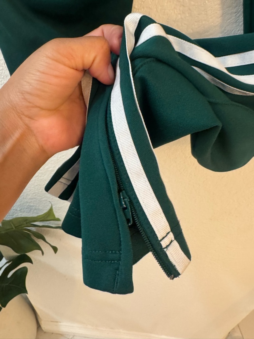 adidas Superstar Original Green Track Pants with White Side Stripes - Picture 13 of 13